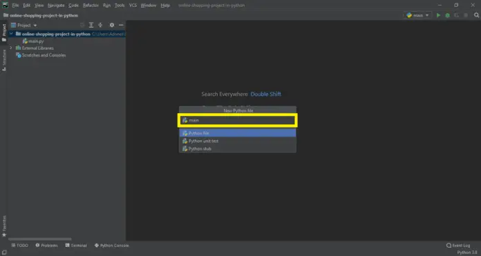 Online Shopping System Project in Python with Source Code - Video 2022