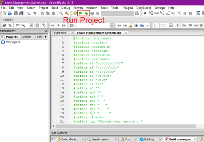 Leave Management System In C++ With Source Code