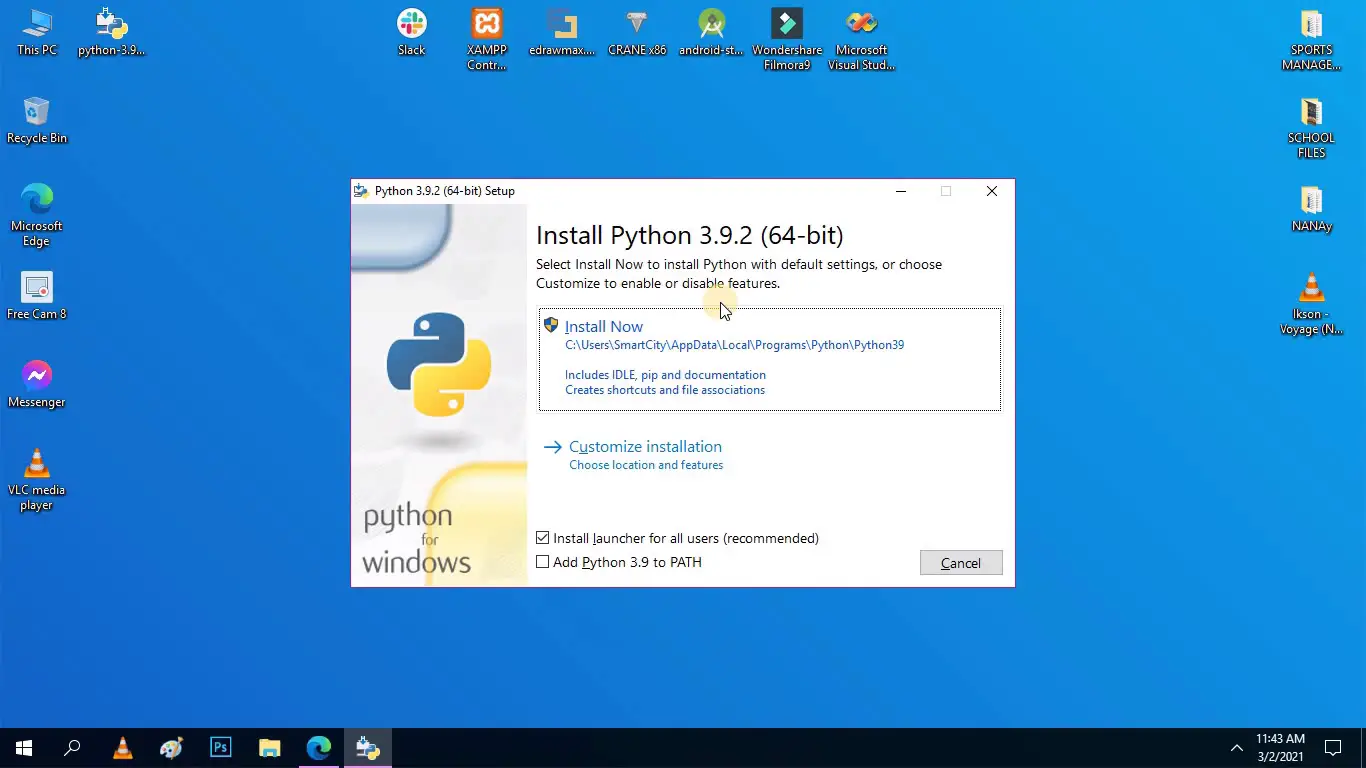 Step 3 - How to Install Latest Version of Python on Windows