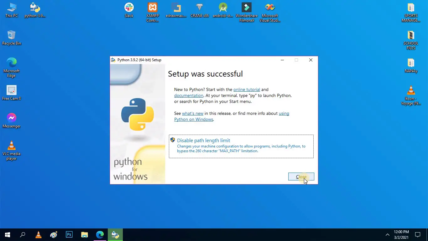 Step 5 - How to Install Latest Version of Python on Windows