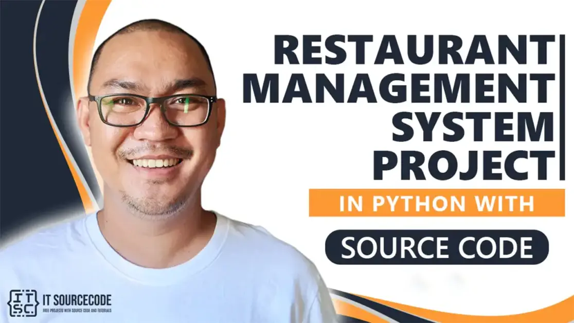 Restaurant Management System Project in Python Source Code