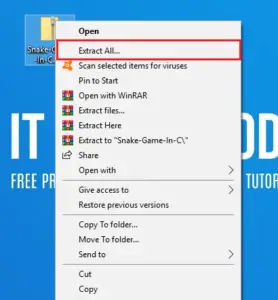 Snake Game Program In C With Source Code