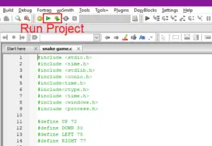 Snake Game Program In C With Source Code