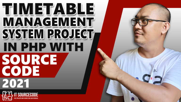 Time Table Management System in PHP with Source Code