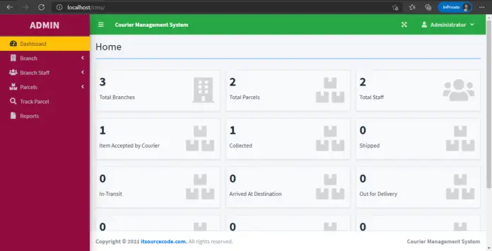Courier Management System in PHP + MySQL (2026)