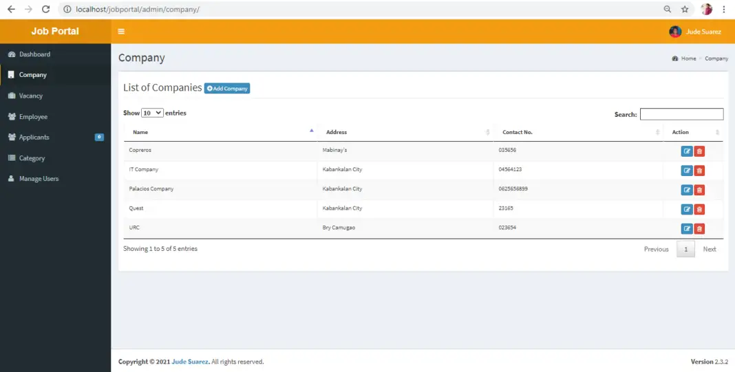 Open Source Job Portal in PHP with Free Source Code