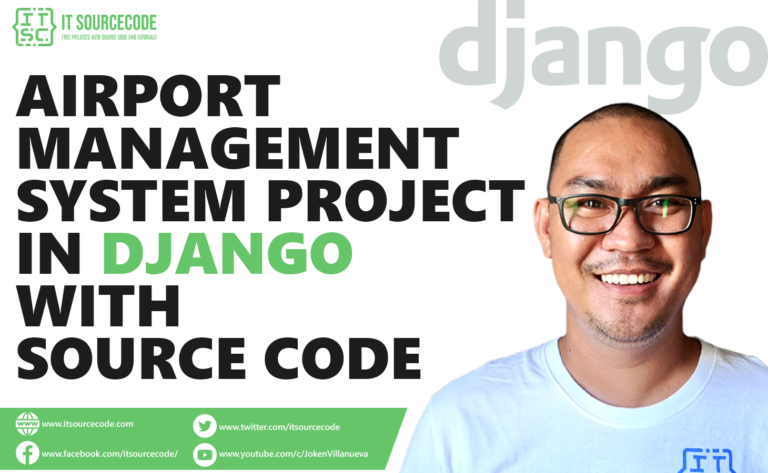 Airport Management System Project in Django with Source Code