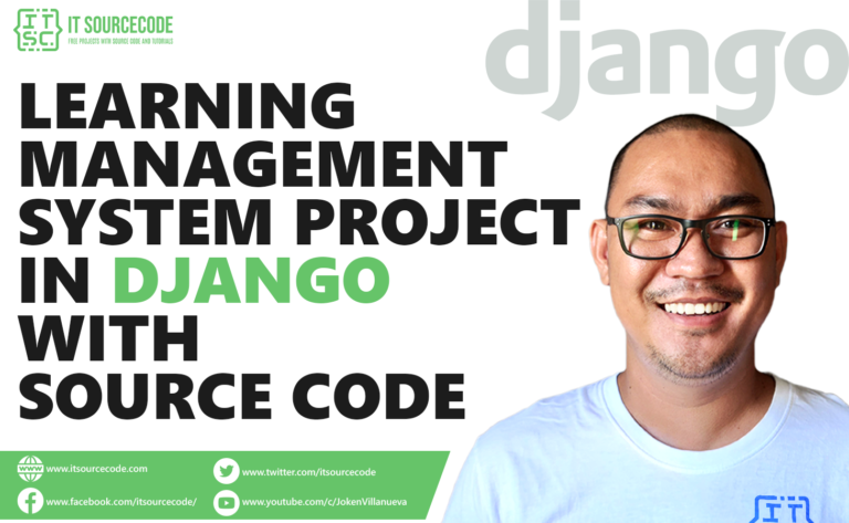 Learning Management System Project in Django with Source Code