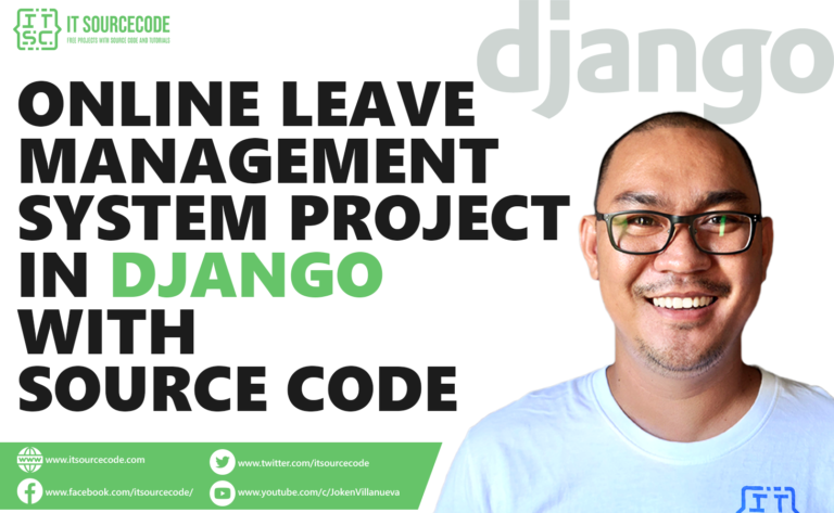 Online Leave management system project in django with source code