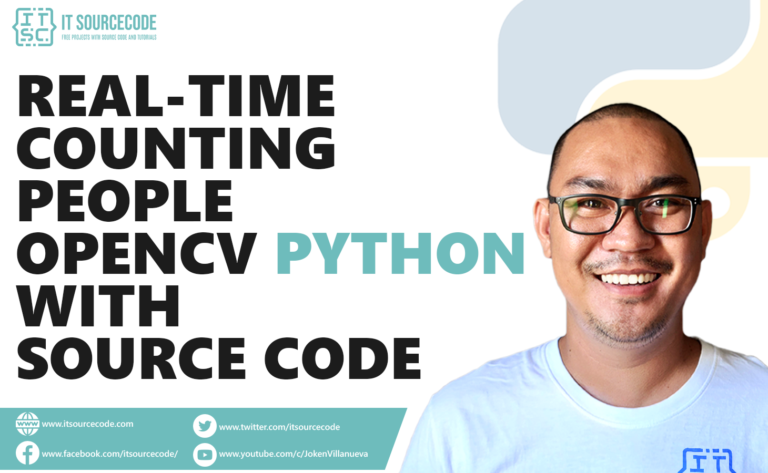 Real-Time Counting People OpenCV Python With Source Code