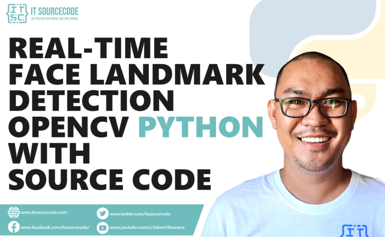 Real-Time Face Landmark Detection OpenCV Python With Source Code