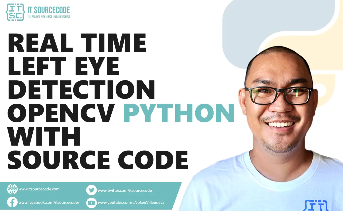Real-Time Left Eye Detection OpenCV Python With Source Code