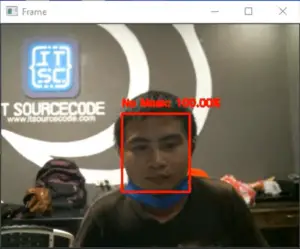Real-Time Face Mask Detection with OpenCV Python Source Code