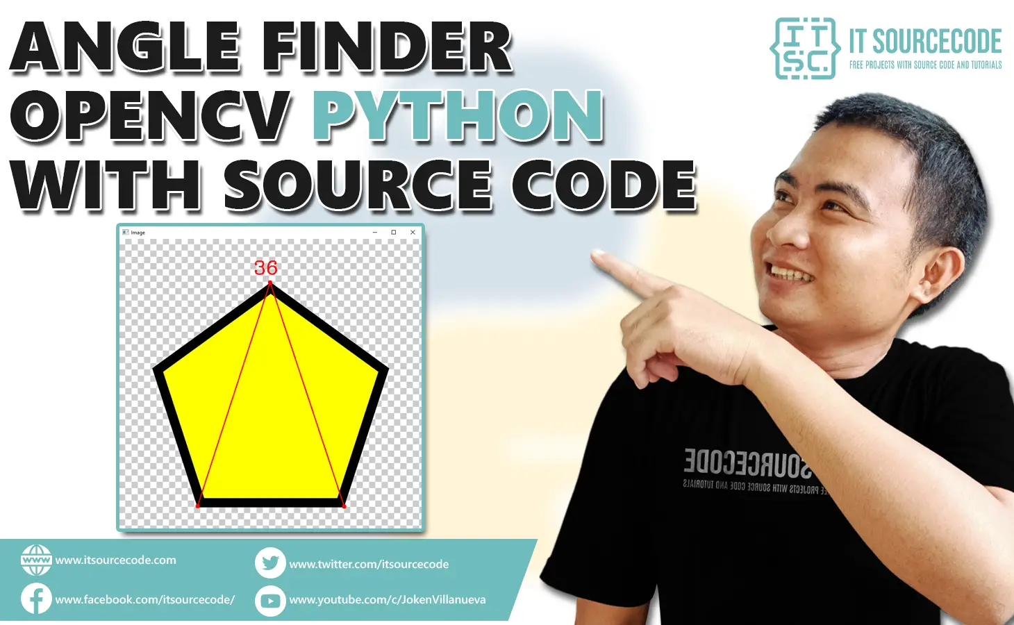 Angle Finder OpenCV Python With Source Code