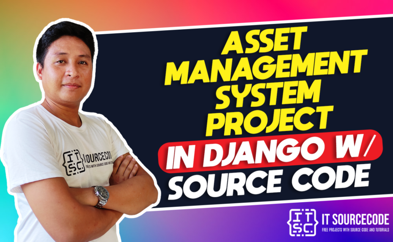 Asset management system project in django with source code