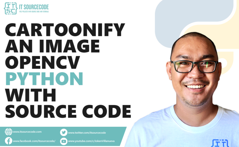 Cartoonify an Image OpenCV Python With Source Code