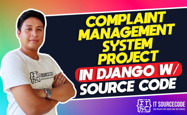 Complaint Management System Project in Django with Source Code