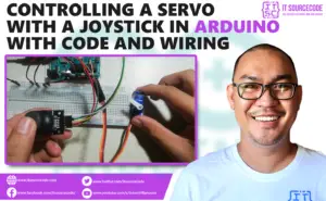 Controlling a Servo with Joystick in Arduino - Code and Wiring Diagram
