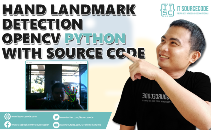 Hand Landmark Detection OpenCV Python With Source Code - VIDEO