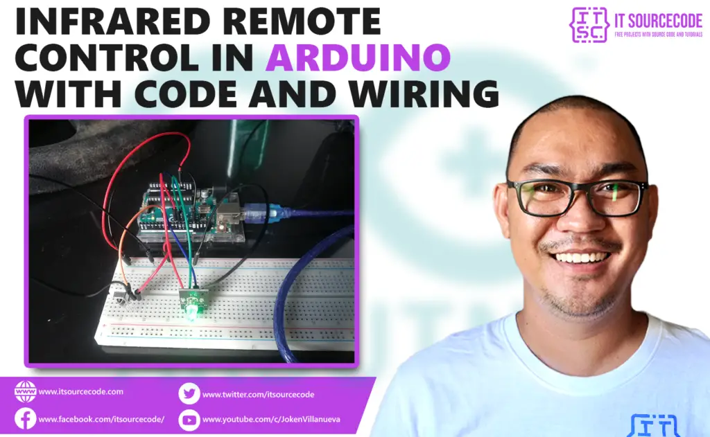 Infrared Remote Control in Arduino: Code and Wiring Diagram Circuit Diagram