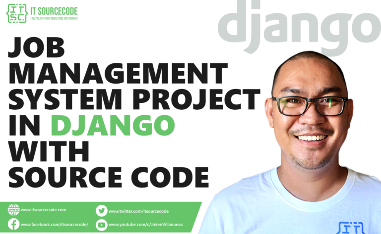 Job Management System Project in Django with Source Code