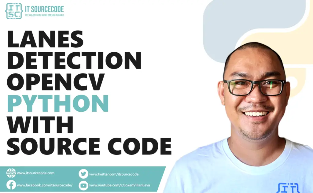 Lanes Detection OpenCV Python With Source Code