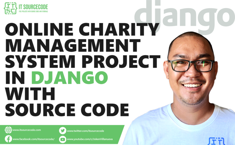 Online Charity Management System Project in Django with SOurce Code