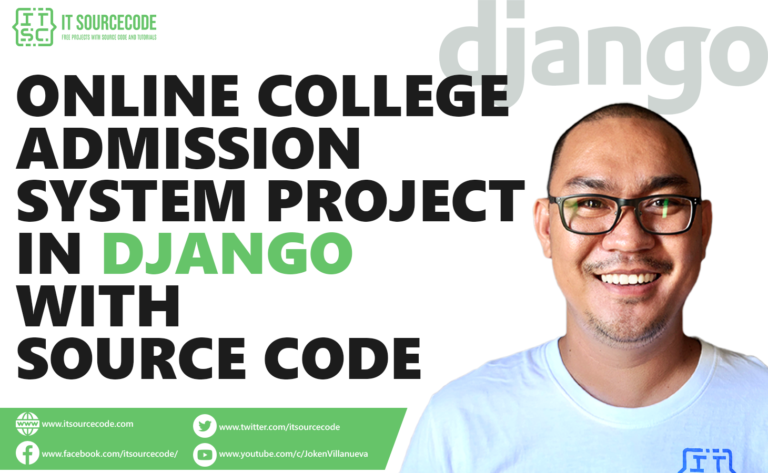 Online College Admission System Project in Django with Source Code