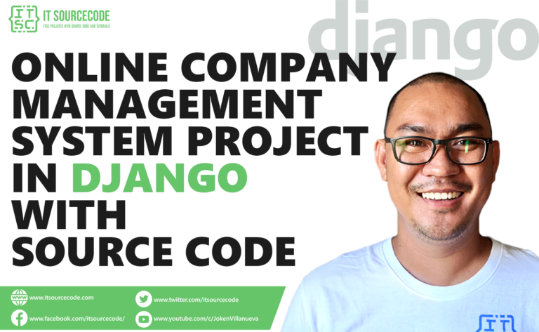 Online Company Management System Project in Django with Source Code