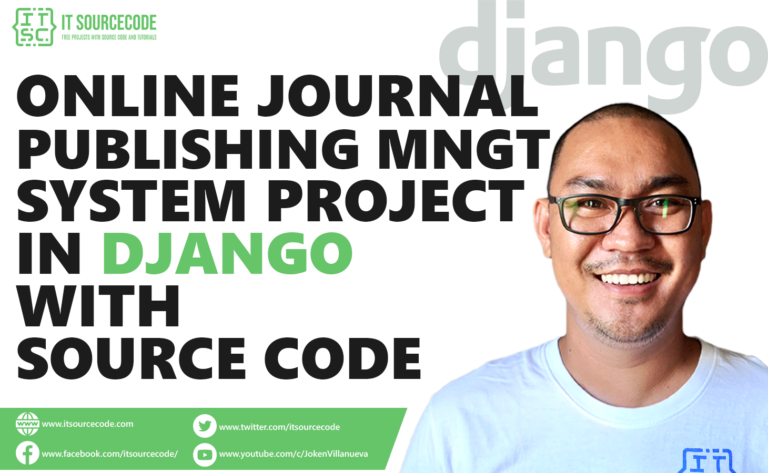 Online Journal Management System in Django with Source Code