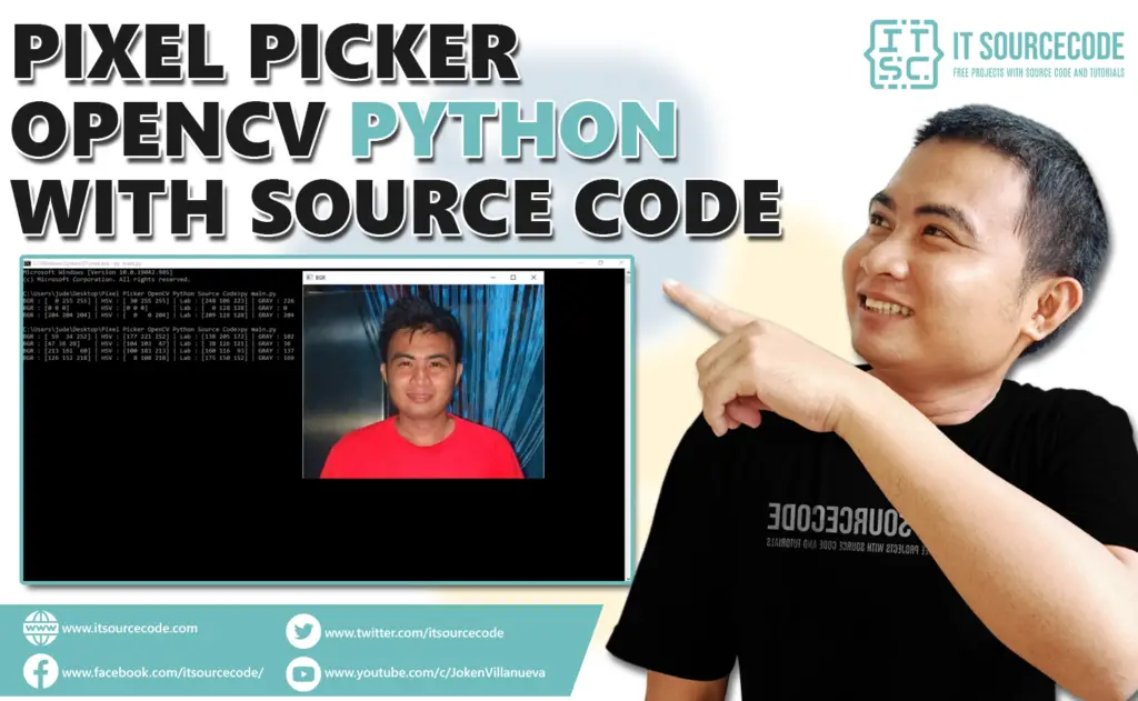 Pixel Picker OpenCV Python With Source Code