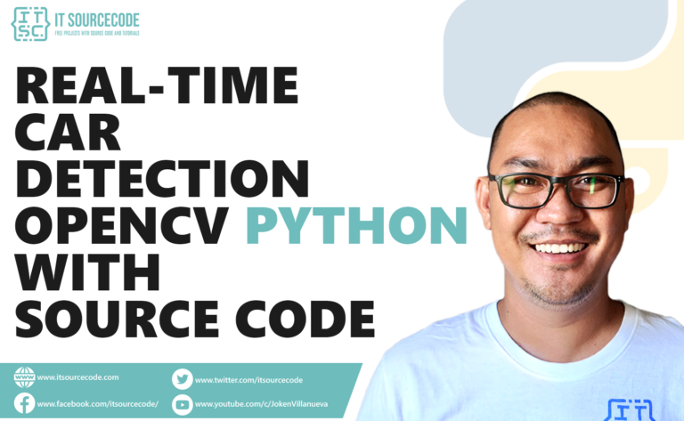 Real-Time Car Detection OpenCV Python With Source Code