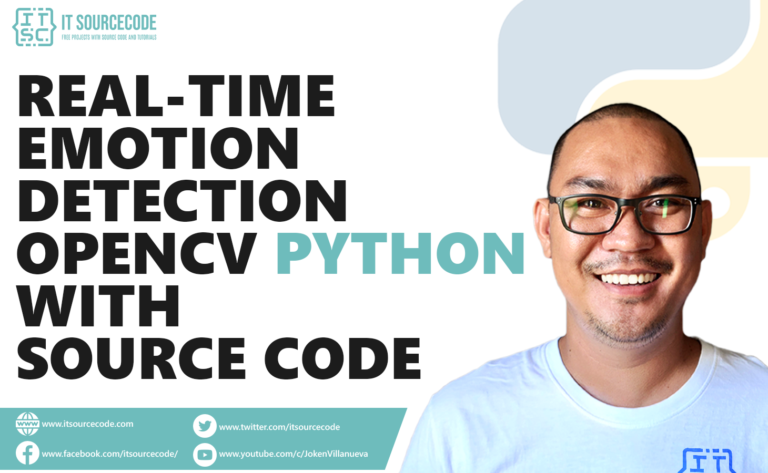Real-Time Emotion Detection OpenCV Python With Source Code
