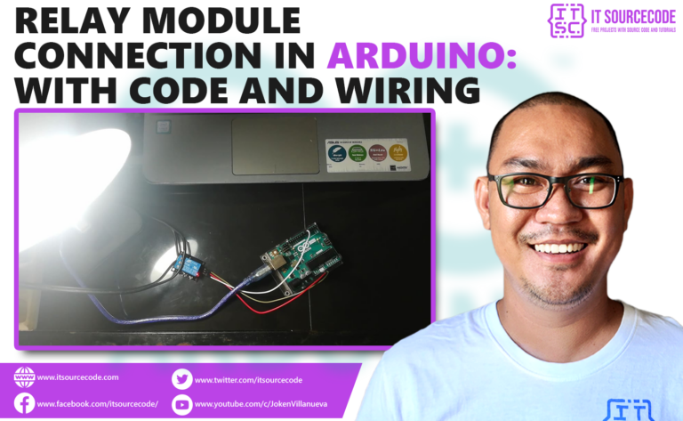 Relay Module Connection in Arduino - Code and Wiring diagram