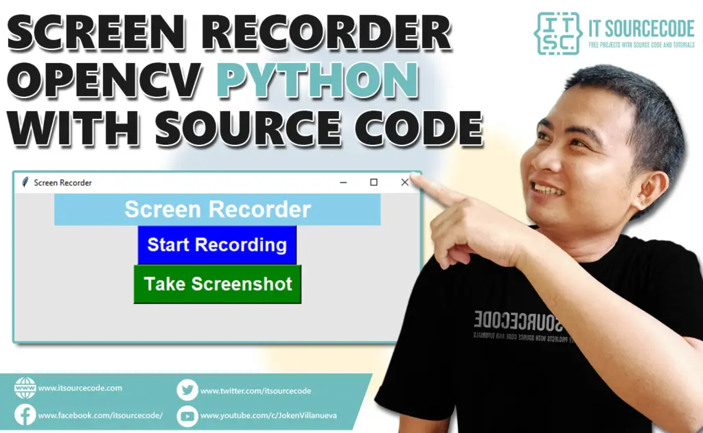 Screen Recorder OpenCV Python With Source Code