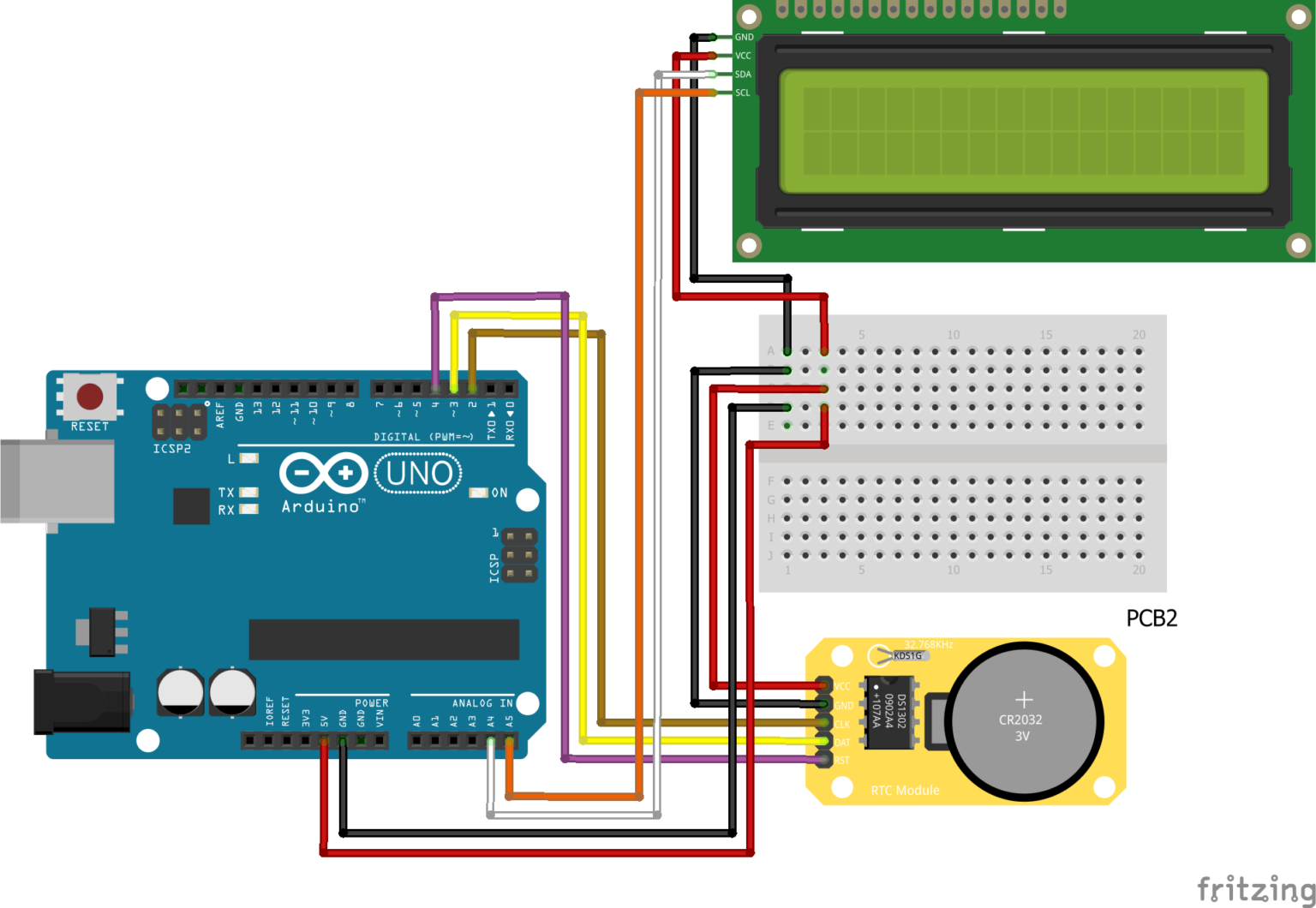 DS1302 Real Time Clock Module In Arduino - Itsourcecode.com