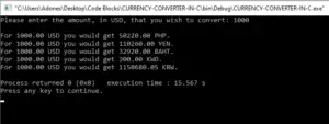 Currency Converter In C With Source Code Itsourcecode
