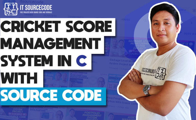 Cricket Score Management System in C with Source Code