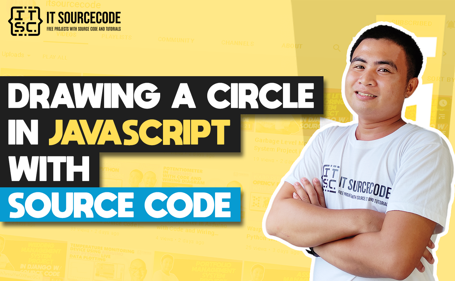 Drawing A Circle In Javascript With Source Code VIDEO 2022