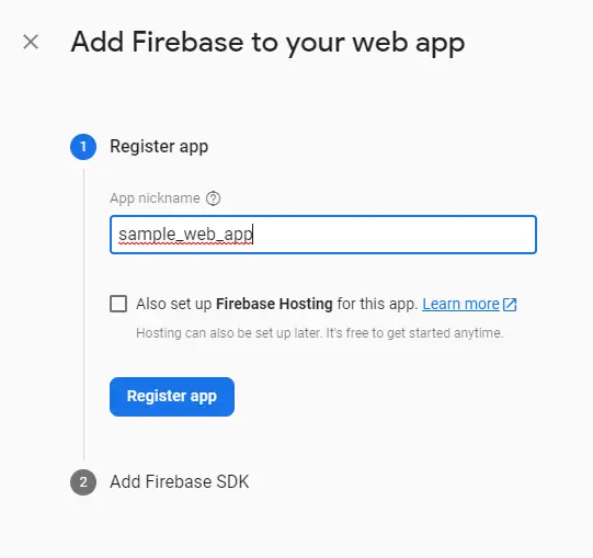 Firebase Authentication Tutorial Entering nickname
