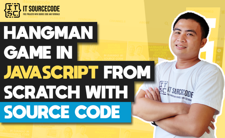 Hangman Game Javascript From Scratch With Source Code