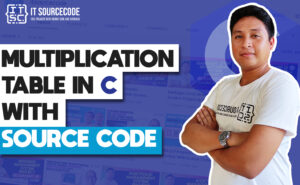 Multiplication Table in C with Source Code - Itsourcecode.com