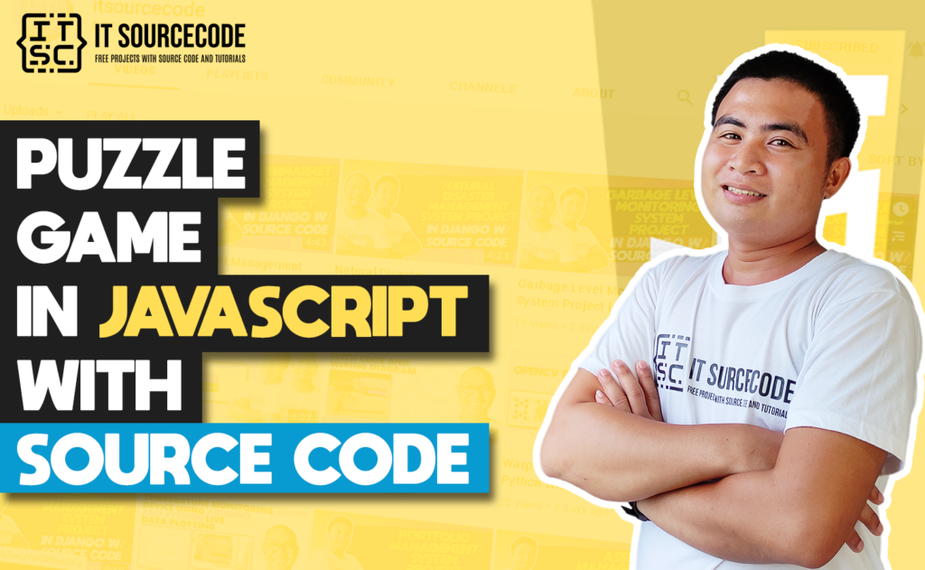 Puzzle Game In Javascript With Source Code - VIDEO - 2022