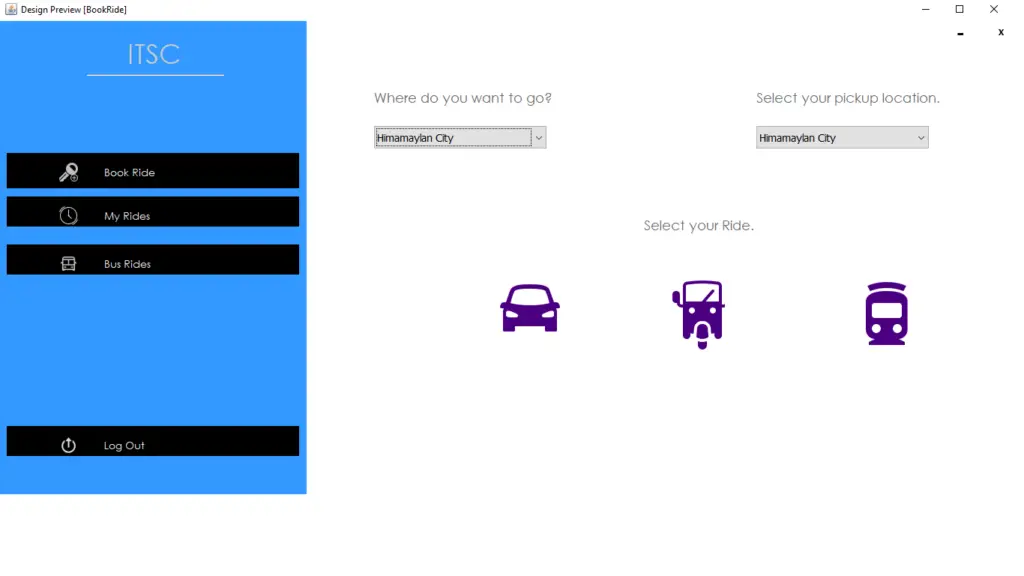 Vehicle Management System Project In Java Book Ride