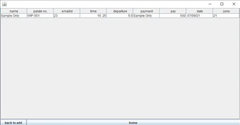 Parking Management System Project In Java Free Download