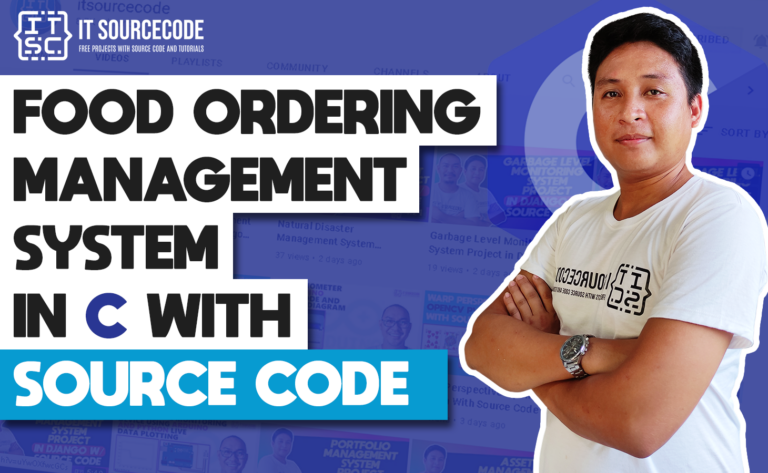 food ordering management system in c programming with source code