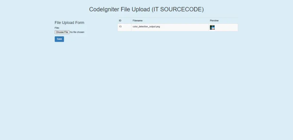 File Upload CodeIgniter Output