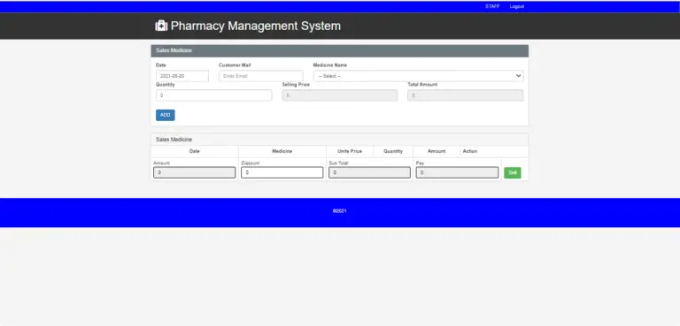 Pharmacy Management System Project In CodeIgniter