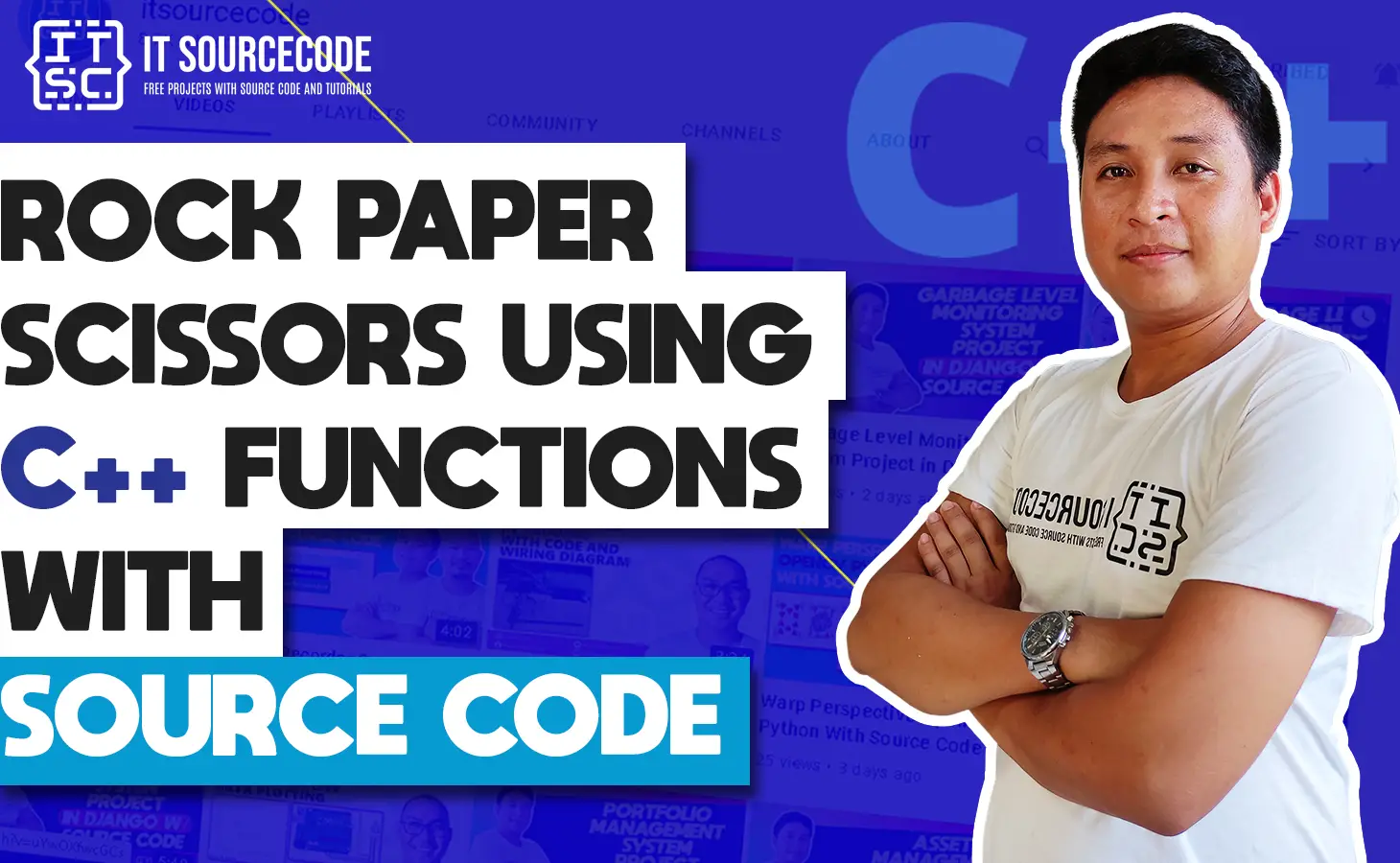 Rock Paper Scissors using C++ Functions With Source Code
