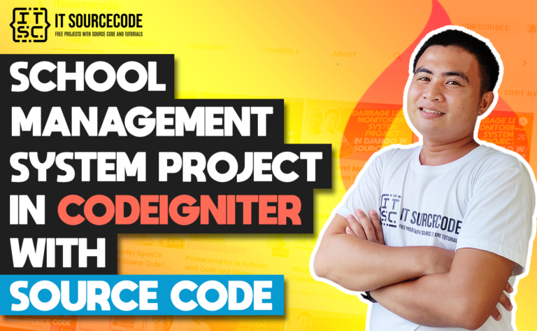 School Management System In CodeIgniter With Source Code